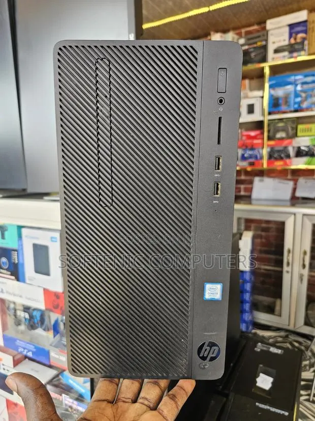 Desktop Computer HP EliteDesk 800 G4 4GB Intel Core i3 SSHD+SSD 128GB · Photo 1