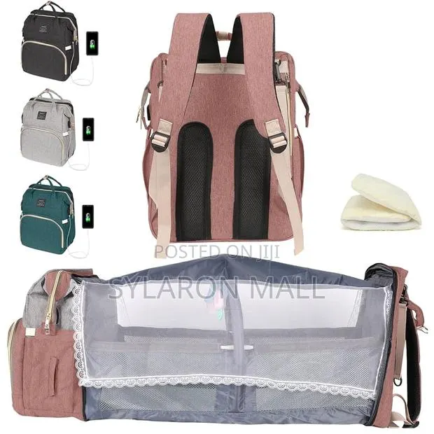 Travel Baby Bag With Foldable Crib Changing Station · Photo 1