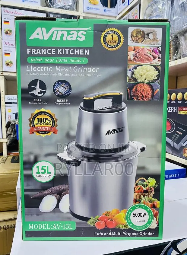 Avinas 15L Fufu Machine and Multipurpose Meat Grinder · Photo 1