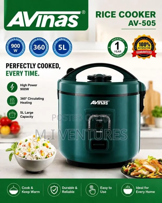 5L AVINAS Rice Cooker · Photo 1