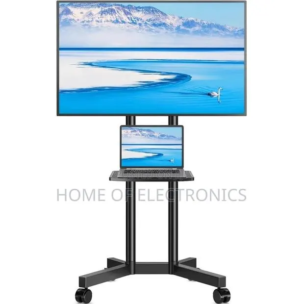 Perfect Fit for 32-70 Inch Mobile Trolley Tv Stand With Wheels · Photo 1