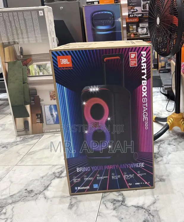 Fresh in Box JBL-Partybox320-Bk Bluetooth Speaker(Black) · Photo 1