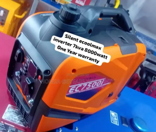 Pro Series Ecoolmax Inverter 7kva 7500i Petrol Generator · Photo 1