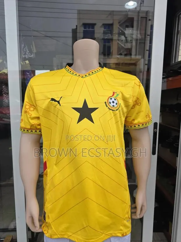 Ghana Jerseys (Available in Yellow or White) · Photo 1