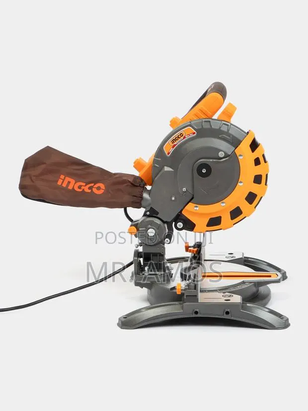 1400 Watt Mitre Saw + 1pcs TCT Blade Extension Bars - Bms14007 · Photo 1