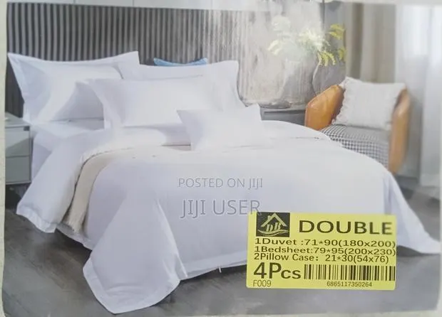Duvet Set, 4pcs Set - White · Photo 1