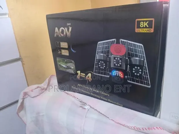 AOV 4in1Ai Solar Camera With Siren · Photo 1