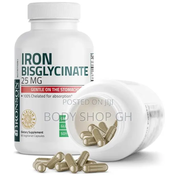 Bronson Iron Bisglycinate 25 Mg Gentle on the Stomach · Photo 1