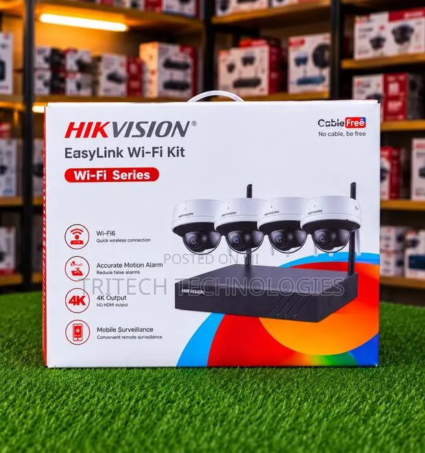 Hikvision NK844WDH 4MP H.265 Dome WiFi NVR Kit · Photo 1