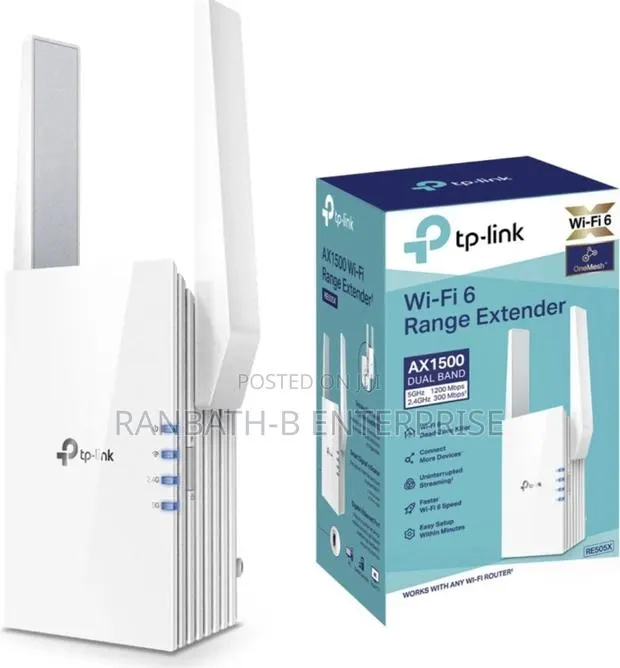 Tp-Link Wi-Fi 6 Range Extender (Ax1500) – Re505x · Photo 1