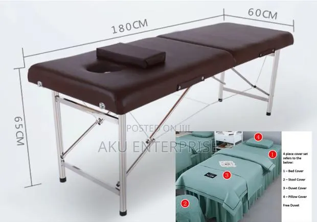 Massage Bed Spa Saloon Bed Potable Foldable · Photo 1