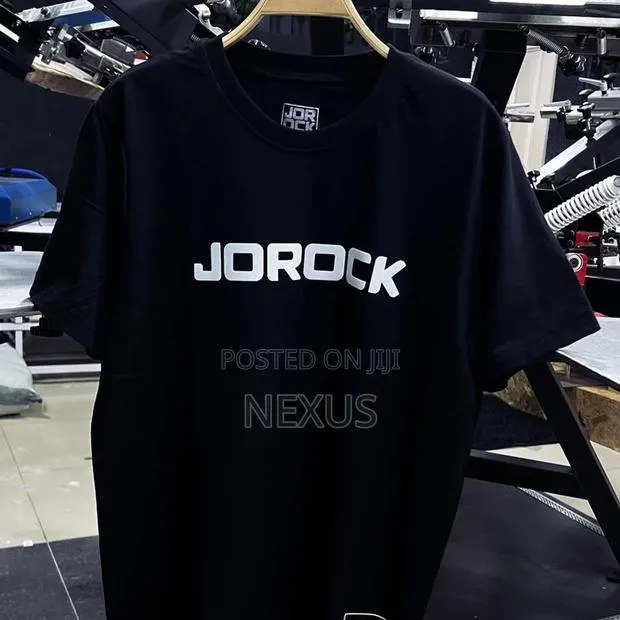 JOROCK Black Graphic T-Shirt — Brand New." · Photo 1