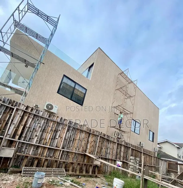 Roofing Leakage,Graffiato Sand and Stone,Painting,Pop Skimming,Design · Photo 1
