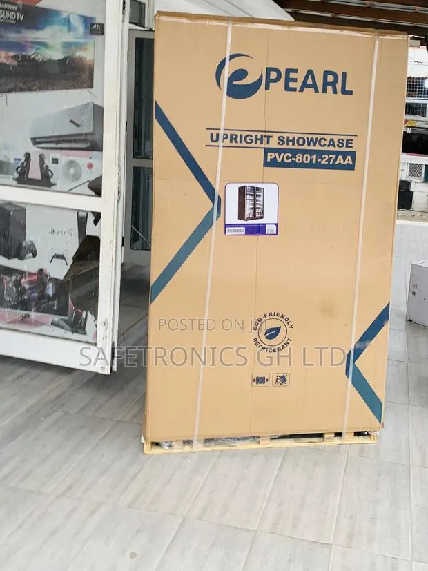 Good Sleek Pearl Double-Door 690L Glass PVC-801-27AA Display Fridge · Photo 1