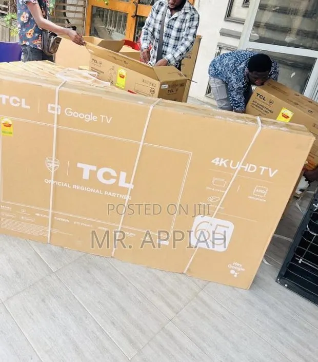 Classic and Latest TCL 65” Uhd Smart Satellite Android TV(Remote) · Photo 1