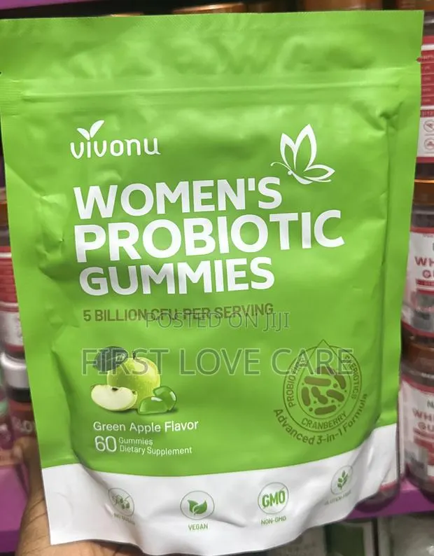 Vivonu Women’S Probiotic Gummies Apple Flavored