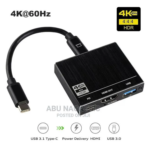 3in1 Type C to USB C USB Hub Converter · Photo 1