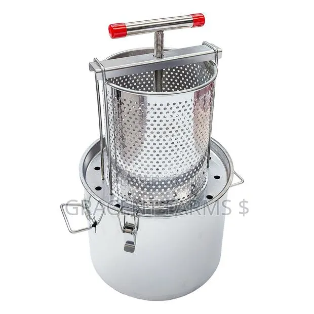 Stainless Steel Honey Press With Collection Bucket · Photo 1