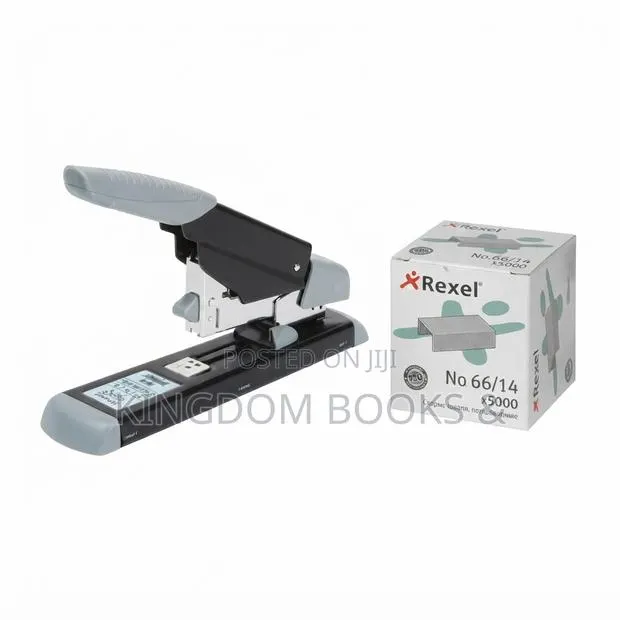 Rexel Giant Heavy Duty 100-Sheet Stapler - Black/Grey · Photo 1