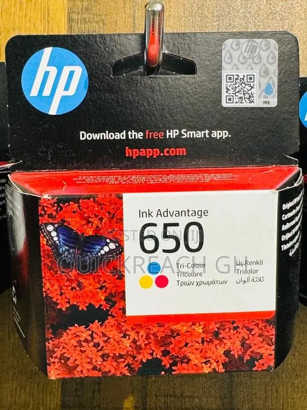 Hp 650 Original Ink Color · Photo 1