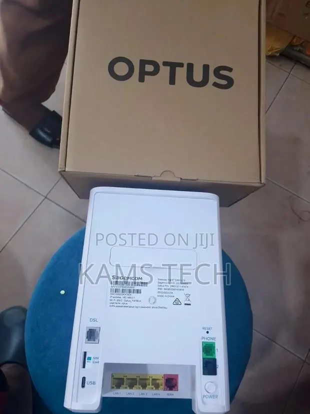 OPTUS Sagemcom Gateway Fast5366 LTE 4G Universal Sim Router · Photo 2