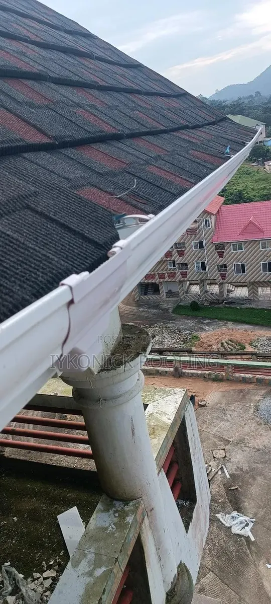 PVC Rain Gutters Installation · Photo 1