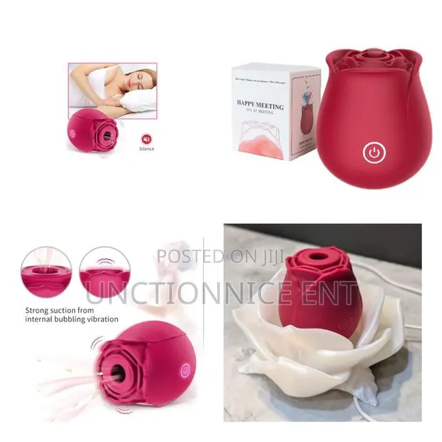 Lzduatan USB Rose Vibrator Vagina Clitoris Sucker Purple · Photo 1