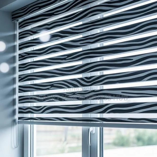 Ordering Romantic Zebra Curtain Blinds · Photo 1