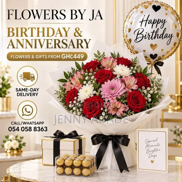 12 Fresh Red Roses Bouquet – Same-Day Delivery · Photo 3