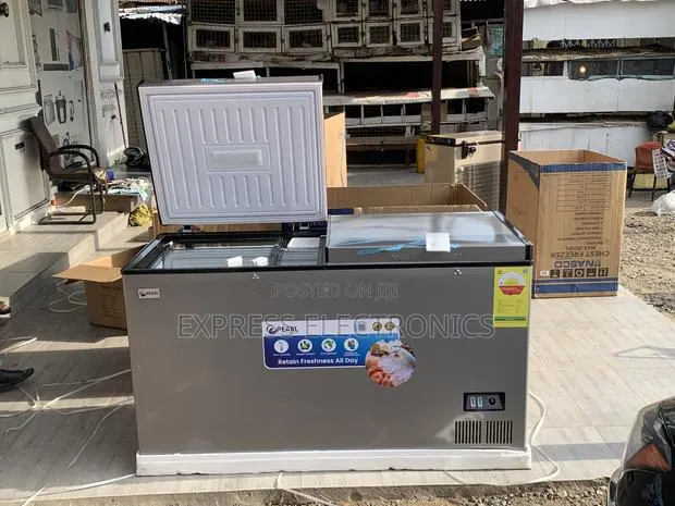 Brabd New PCF-5310-6F Double Door Chest Freezer Grey · Photo 1