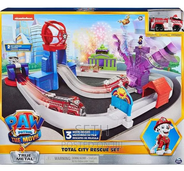 Children Kids Paw Patrol Total City Rescue Track Set · Photo 1