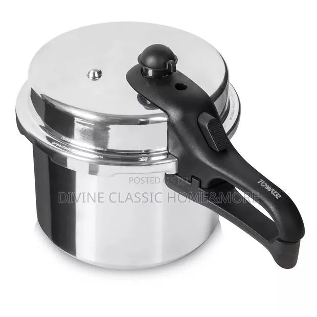 Tower Hidome 6lit Aluminum Pressure Cooker With Steam Tray · Photo 1