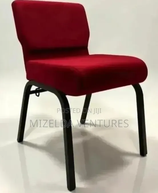 Stackable Padded Metal Chair · Photo 1