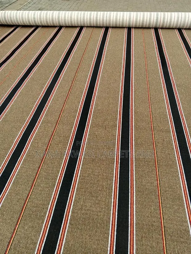 Brown and Black Stripes Industrial Carpets · Photo 1