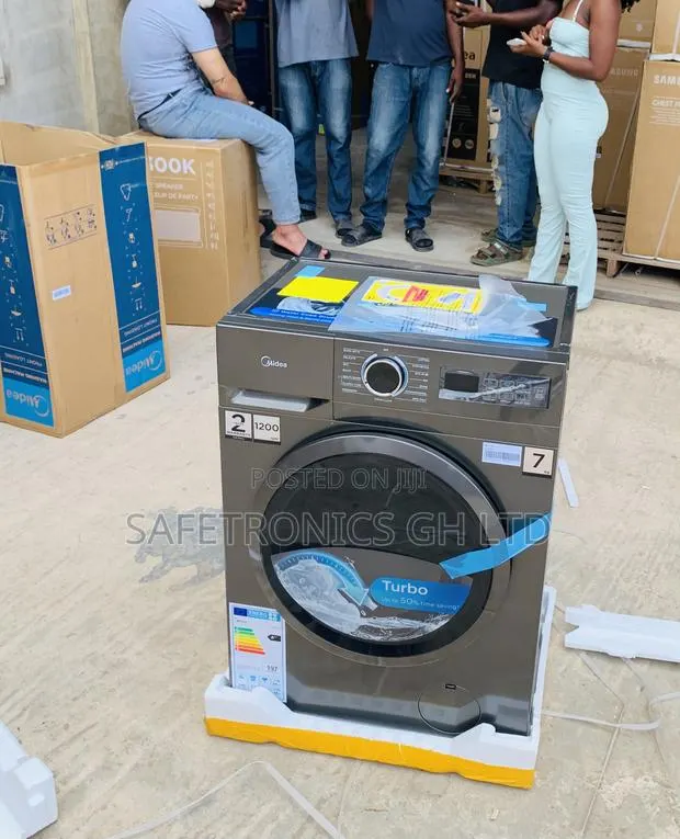 Order Neat Midea Washing Machine Front Load 7kg Full Automatic · Photo 1
