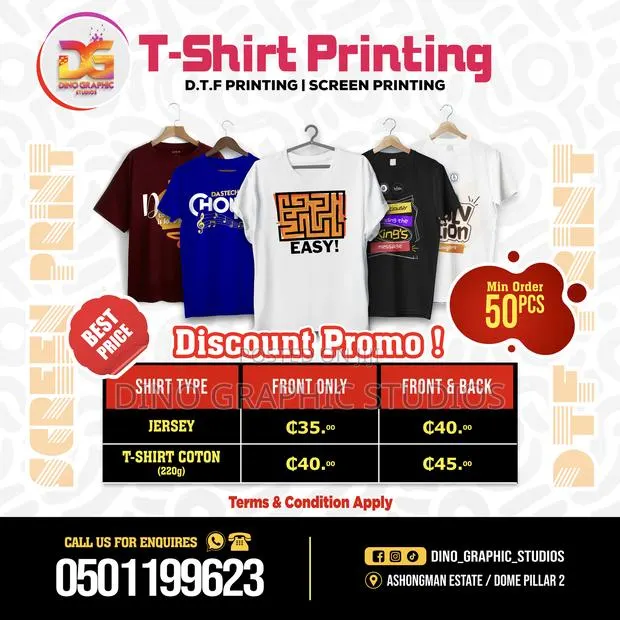 T-shirt Printing (Dtf | Screen Printing) · Photo 1
