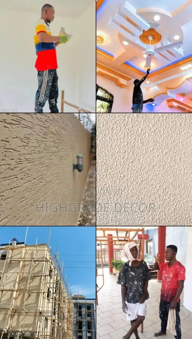 Pop Skimming,Graffiato,Sand and Stone ,Painting Renovations, Leakage · Photo 1