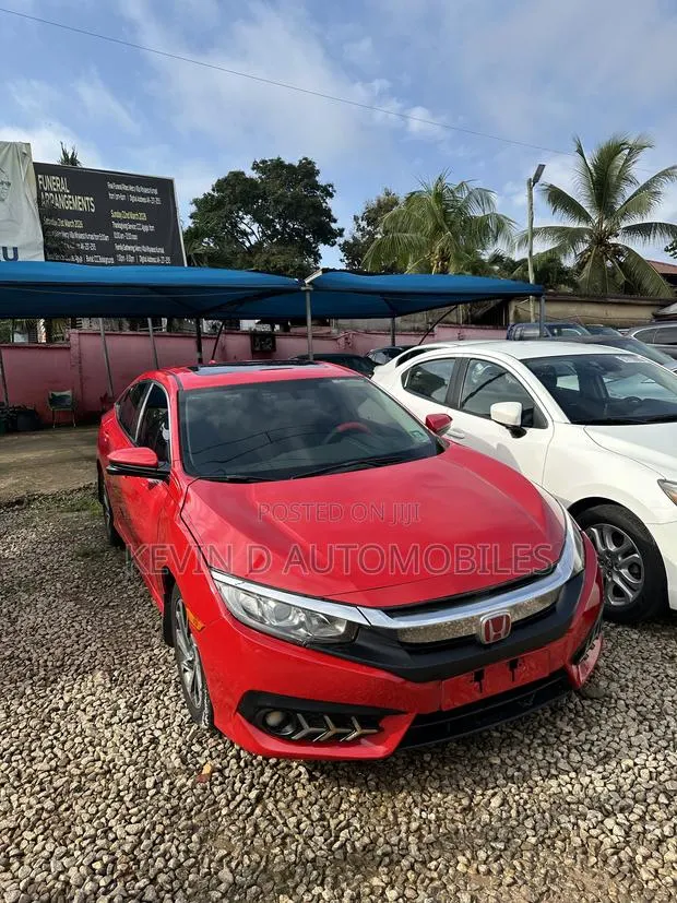 Honda Civic EX-L 4dr Sedan (1.5L 4cyl) 2017 Red · Photo 1
