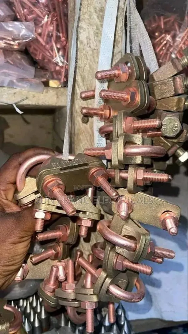 Copper Earth Clamp · Photo 1