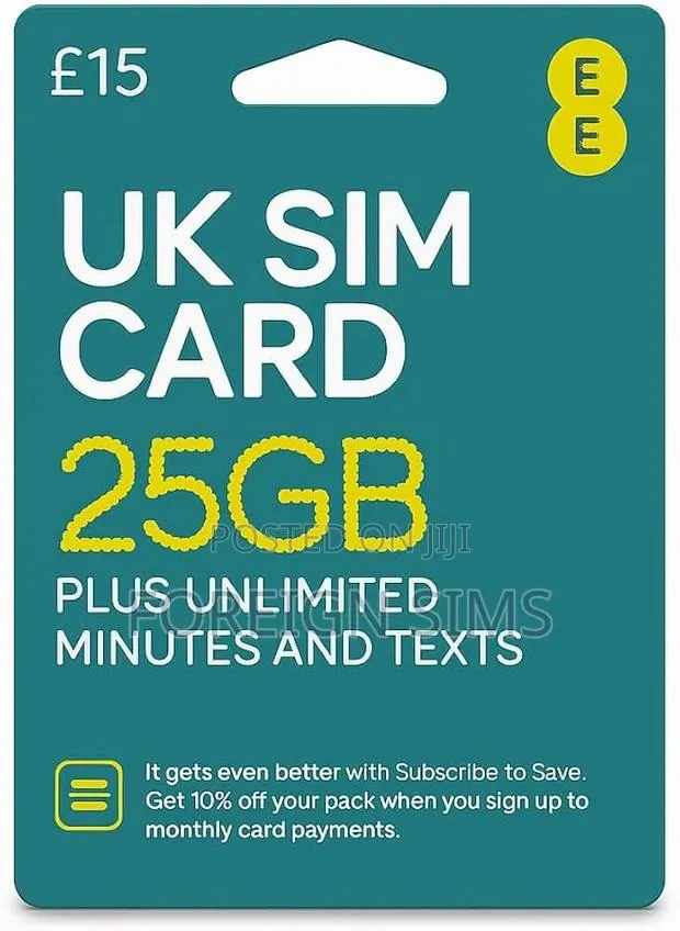 Cheap Uk Sim Card Available · Photo 1