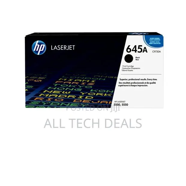 Hp 645a Black Original Laserjet Toner Cartridge C9730a · Photo 1