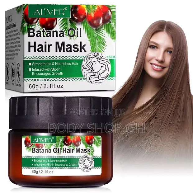 Batana Oil - Cold Pressed Hair Mask for Scalp Health, Thicker Hair · Photo 1