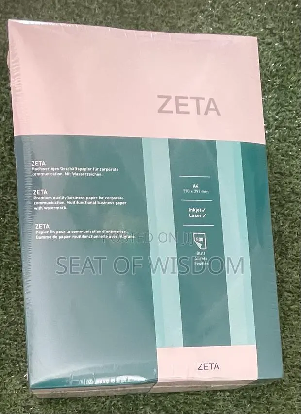 Zeta Paper With Water Marked · Photo 1