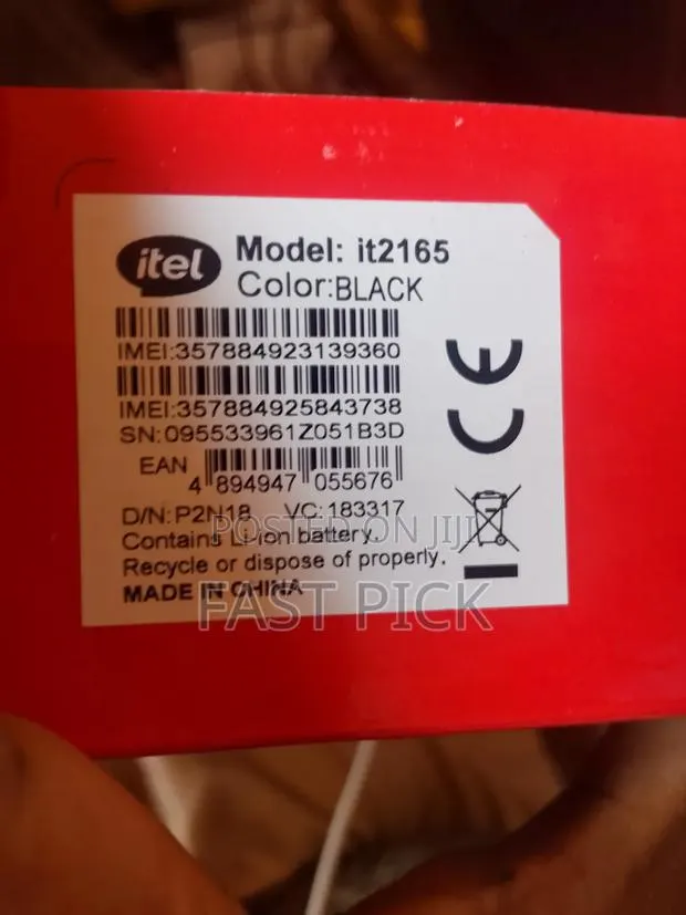 New Itel it2165 Black · Photo 1