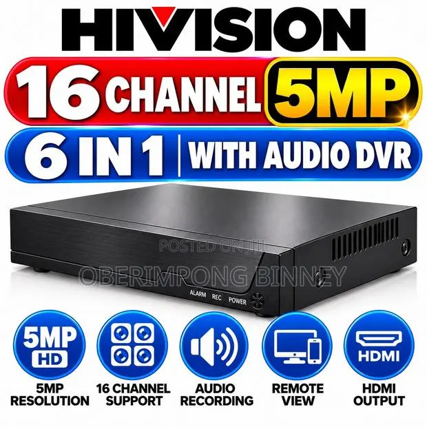 Hivision 16 Channel DVR 5mp · Photo 1