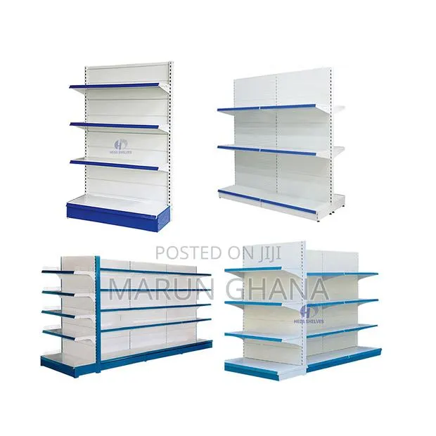 Supermarket Shelves for Retail Store Double-Sided Gondola · Photo 1