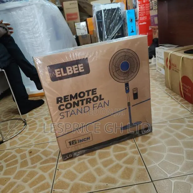 Mega Price Drop on Our All New 16'' Elbee Remote Controlled Stand Fan · Photo 1
