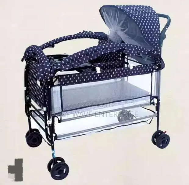 Wheel Baby Cot With Net · Photo 1