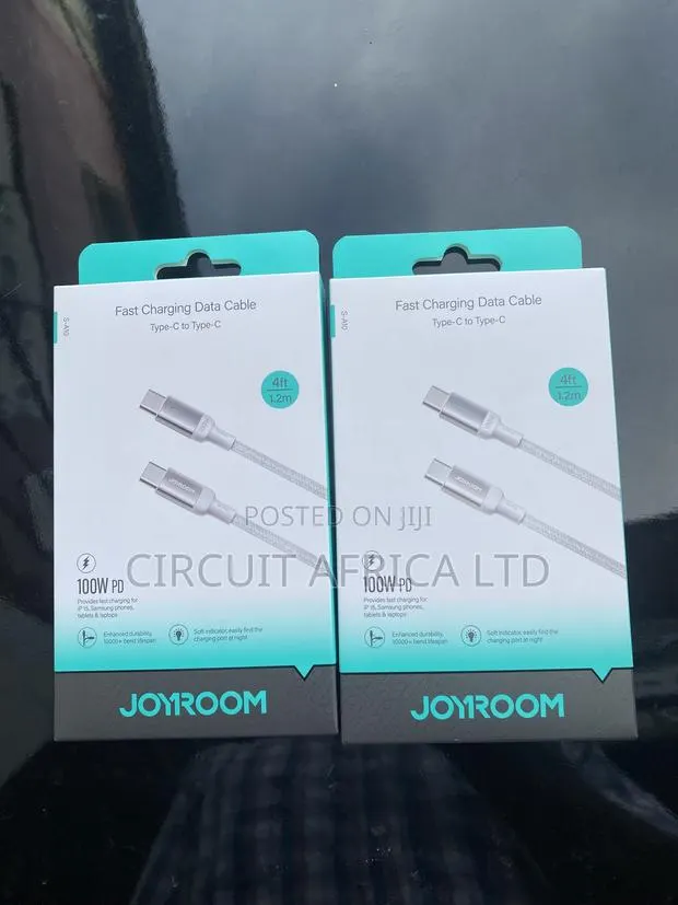 Joyroom 100W PD Type-C to Type-C Fast Charging Cable (1.2m / 4ft) · Photo 1