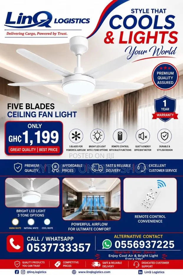 Ceiling Fan Light · Photo 1